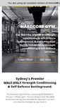 Mobile Screenshot of hardcoregym.com.au